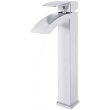 Смеситель для раковины высокий Hansberge H2077C, хром