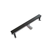 Душевой трап линейный Knotlor SDRW0600GM, вороненая сталь