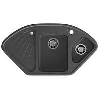 Кухонная мойка GranFest CORNER 1040E, графит