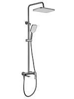 Душевая система Shevanik S4826T, черный