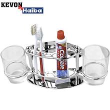 Держатели зубных щеток KEVON KV23725, хром