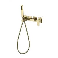 Смеситель для ванны встраиваемый Grocenberg GB5060MG, матовое золото