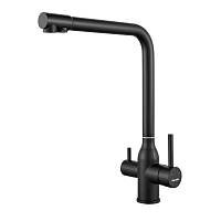 Смеситель для кухни с подключением фильтра Shevanik S248H, черный