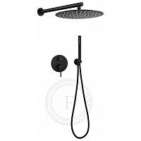 Душевая система встраиваемая FILARETE Roun FL1023BL, черный