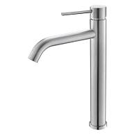 Смеситель для раковины высокий Voda VSL25, сатин