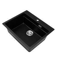 Кухонная мойка Grandex Aqua Comfort 500505, черный металлик