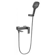 Смеситель для ванны Hansberge H4070BG, графит