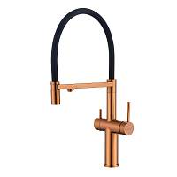 Смеситель для кухни с подключением фильтра Raglo R20.63.33, матовая медь