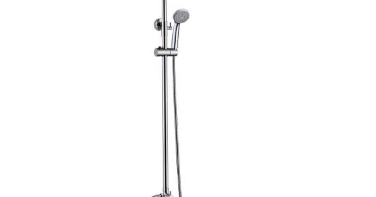 Bravat Душевая колонна Bravat Eler настенная с одной ручкой, хром (F6191238CP-A-RUS) — купить в Алматы