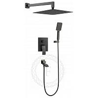 Душевая система встраиваемая FILARETE Waterfall FL1010BG, графит