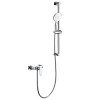 Смеситель для душа с гарнитуром BRAVAT F9809940CP-B-SW, хром