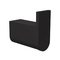 Крючок для ванной комнаты Knotlor RH102BL, черный