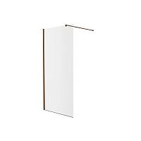 Душевая перегородка Knotlor WI100CG0RB 100х200, бронза