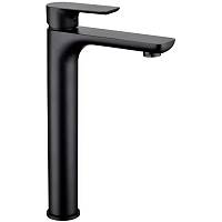 Смеситель для раковины высокий Grocenberg GB3009BL, черный