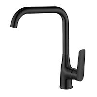 Смеситель для кухни Esko Lagos Black LG06B, черный