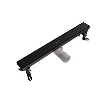 Душевой трап линейный Knotlor SDRW0500BL, матовый черный
