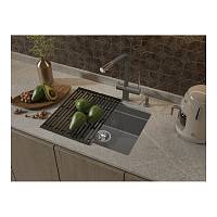 Дозатор для кухонной мойки Rivelato 24008, серый металлик