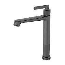 Смеситель для раковины высокий Haiba HB11797-3, оружейная сталь