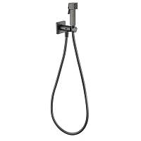 Смеситель встраиваемый с гигиеническим душем Grocenberg GB005BG, графит
