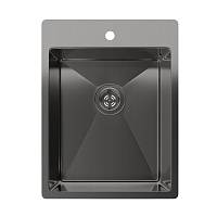 Кухонная мойка Rivelato Rinox 3850 PVD, черный