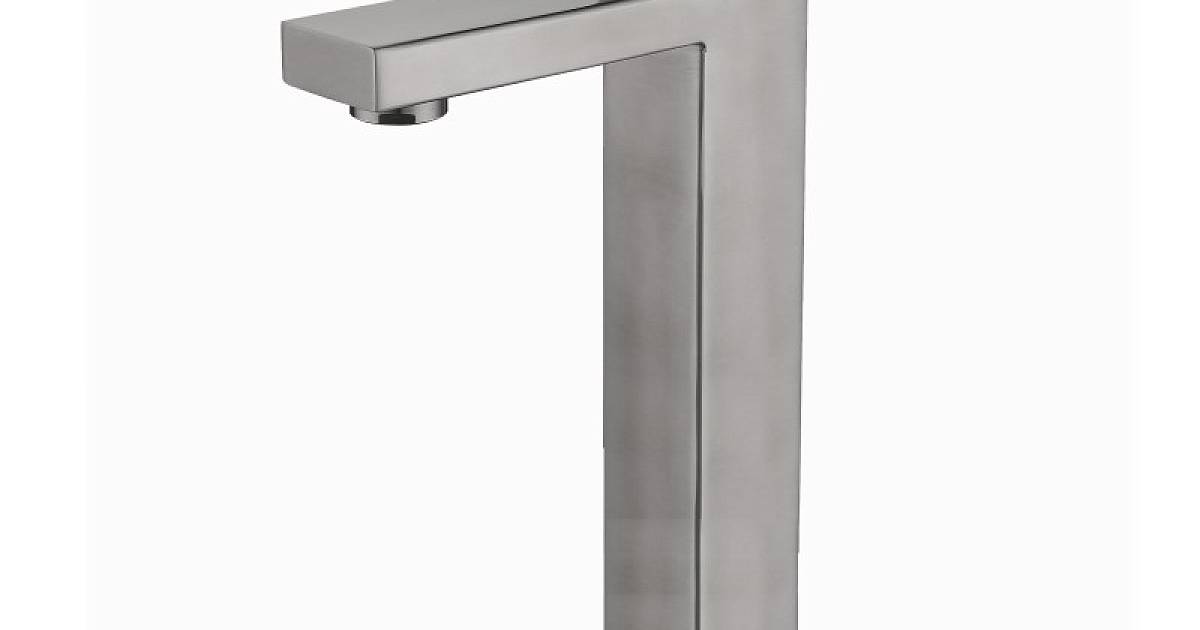 Haiba Смеситель для раковины высокий HAIBA HB11803-2 сталь — купить в Алматы
