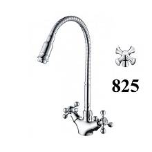Смеситель для кухни с гибким изливом D-Lin D153825-Q, хром