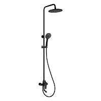 Душевая система Olive's BARROS 22511-1BRB, черный