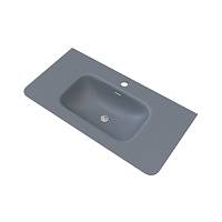 Раковина встраиваемая Knotlor ГРАЦИЯ FWB110900GRM, графит, 90 см