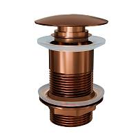 Донный клапан для раковины без перелива Knotlor BM9010RB, бронза