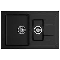 Кухонная мойка GranFest QUADRO 775KL, черный
