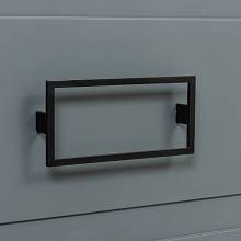 Комплект ручек La Fenice Cubo Nero черный 80 мм., два ящика