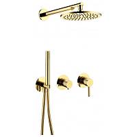 Душевая система встраиваемая (без излива) Grocenberg GB5090GO, золото