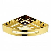Полка корзина угловая Grocenberg AC0093GO, золото