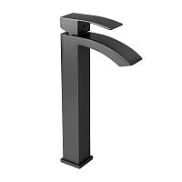 Смеситель для раковины высокий FILARETE Waterfall FL6010BG, графит