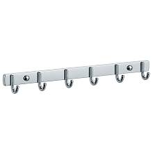 Планка с крючками Savol S-00606D, хром