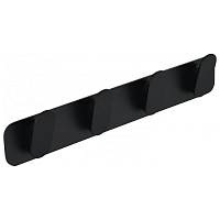 Планка с 4 крючками Grocenberg AC0054BL, черный