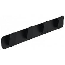 Планка с 4 крючками Grocenberg AC0054BL, черный