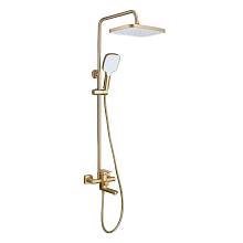 Душевая система Prohanss P60.24.03, сатин золотой