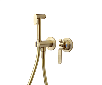 Гигиенический душ со смесителем Bronze de Luxe 1760'S 3253CG, матовое золото