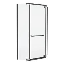 Душевой уголок Knotlor FCD090CG0GM 5-тиугольный 90х90х200, оружейная сталь