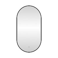 Зеркало с подсветкой LED Fixsen FX-3120B овальное 50х120 см, черное