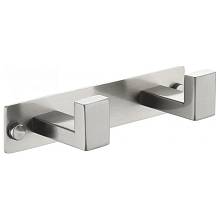 Планка с 2 крючками Grocenberg AC0012NK, никель