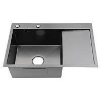 Мойка для кухни Fmark FSC6550Q-L, графит