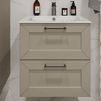 Тумба с раковиной подвесная (60см) Terminus Victoria VIC10602900101O, айвори