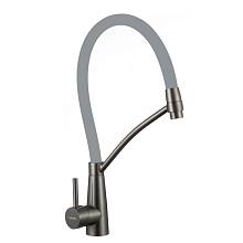 Смеситель для кухни с гибким изливом Fmark FS8255Q-04, графит