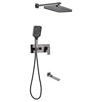 Душевая система встраиваемая Fmark FS8750-3Q, графит