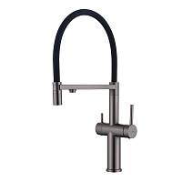 Смеситель для кухни с подключением фильтра Raglo R20.63.09, графит