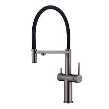 Смеситель для кухни с подключением фильтра Raglo R20.63.09, графит