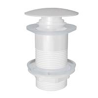 Донный клапан для раковины без перелива Knotlor BM9010WY, белый