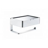 Держатель для туалетной бумаги с полочкой Grocenberg AC0050CR, хром